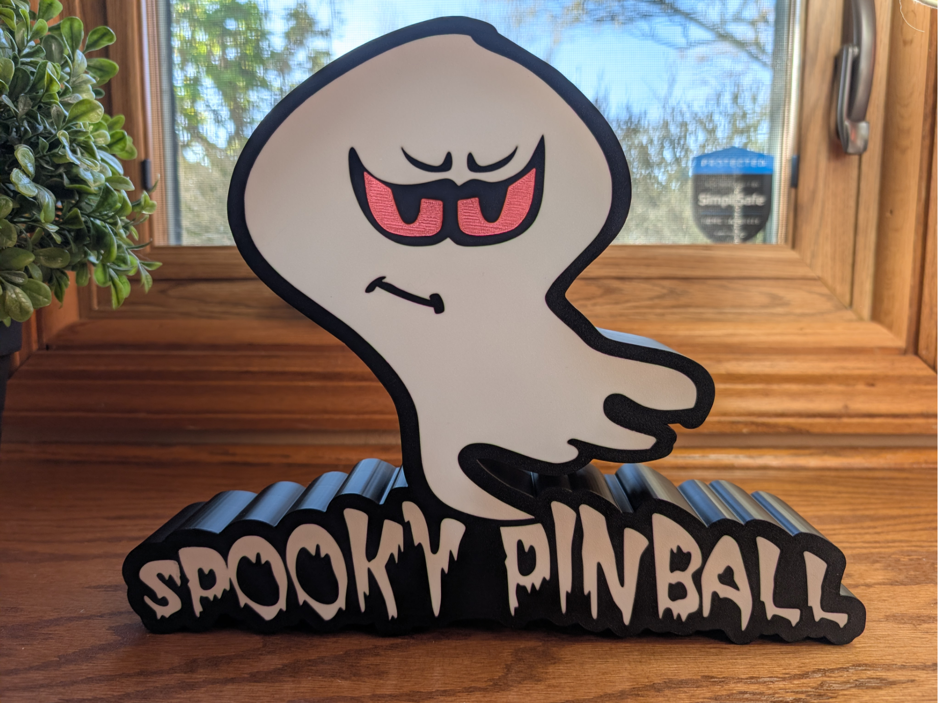 Spooky Pinball Lightbox (Ghost version!)