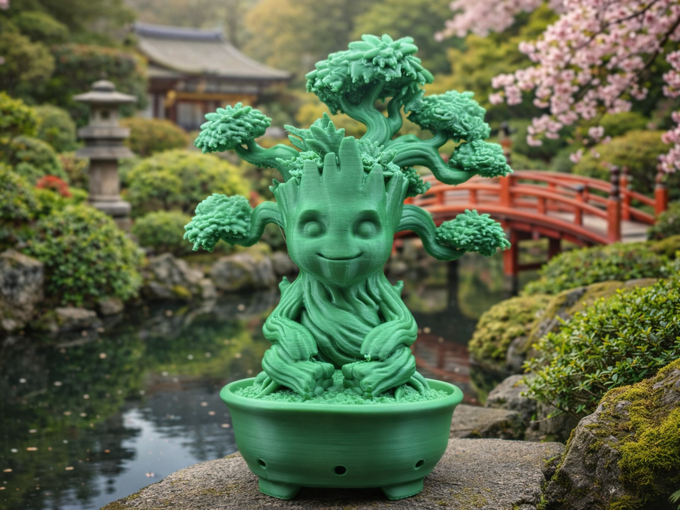 Baby Groot Bonsai Planter