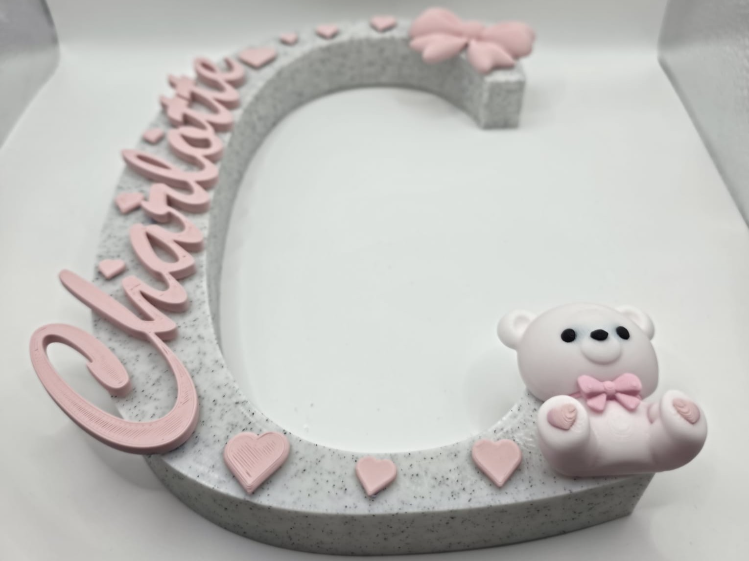 Charlotte 3D letter design Personalised name