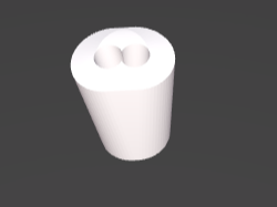 11 degree 2mm dowel connector
