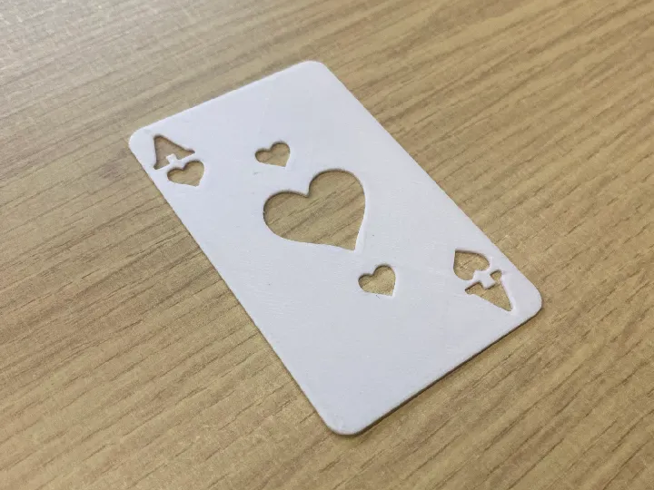 Ace/ 3 of hearts stencil