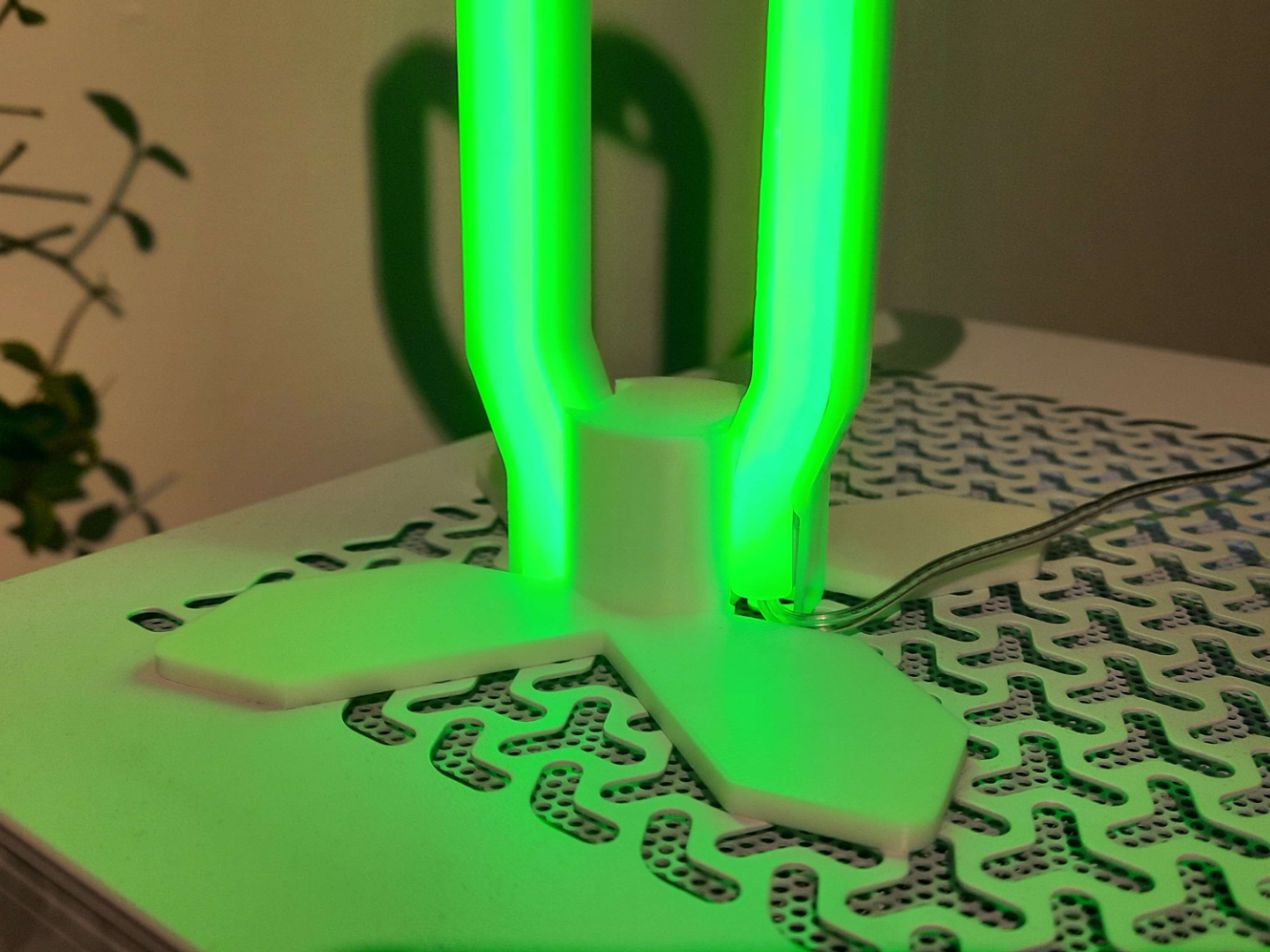 Neon Cactus Stand