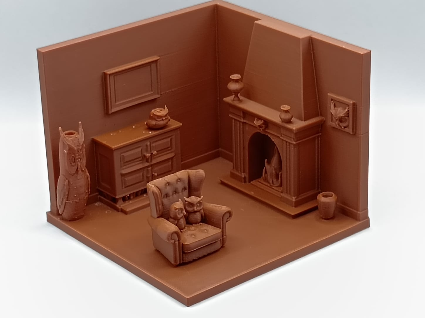 Owls Room Diorama