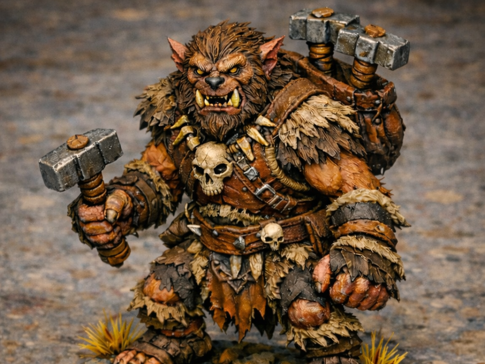Bugbear Warrior – 32mm Miniature