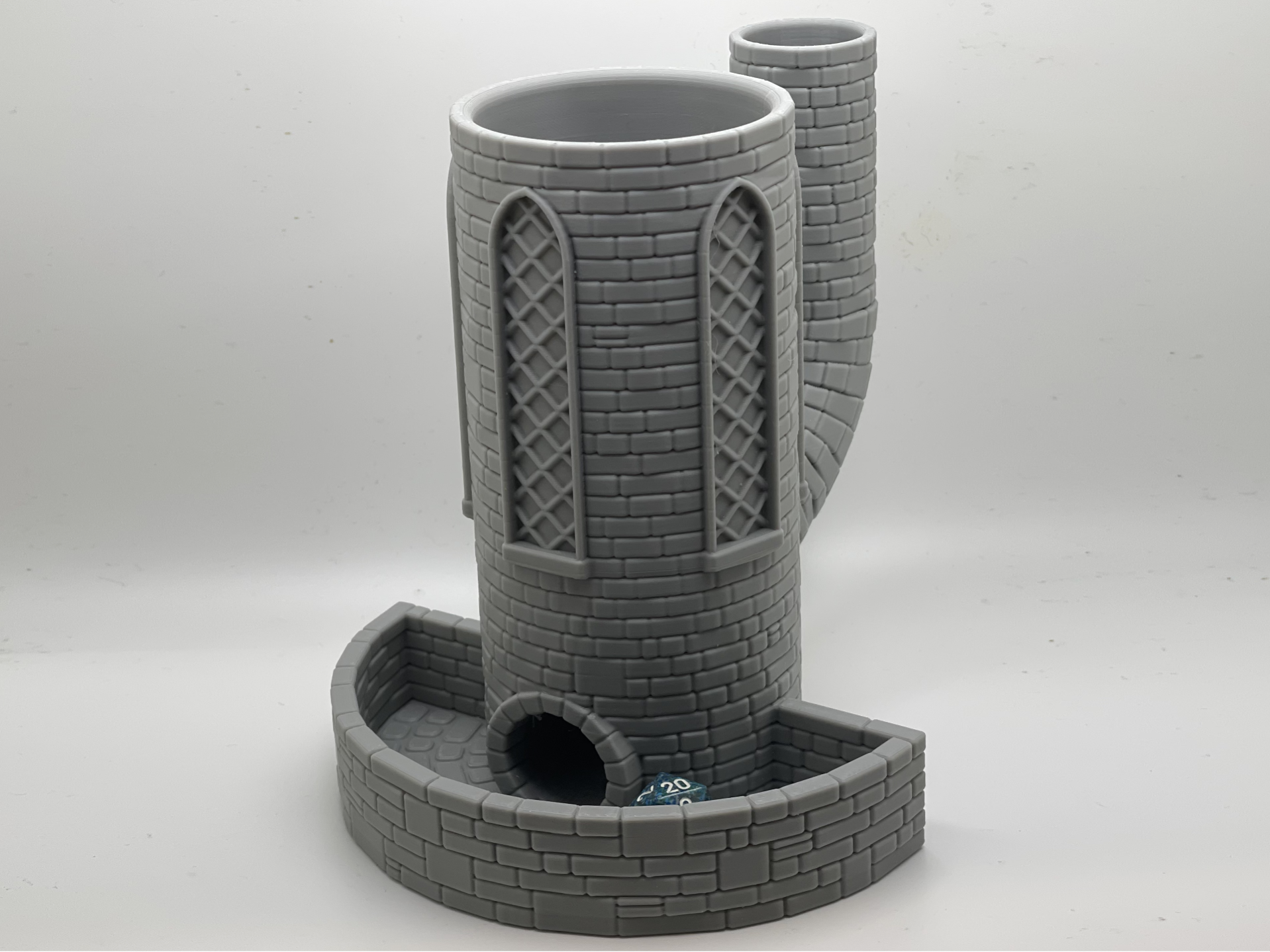 All-in-One Dice Tower and Drink Holder
