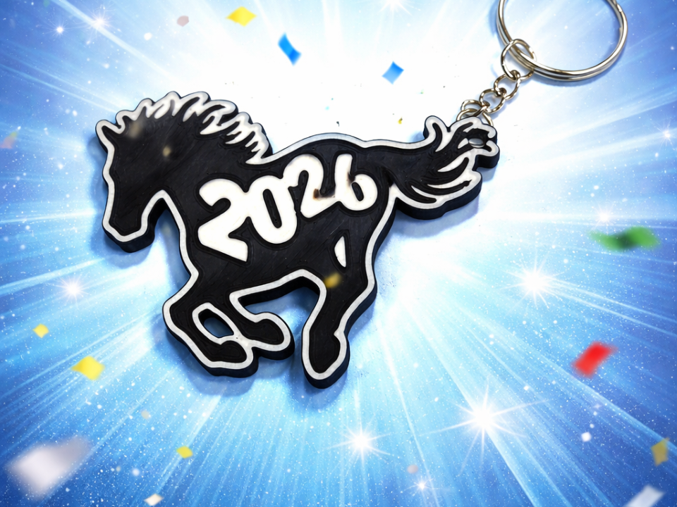 horse keychain