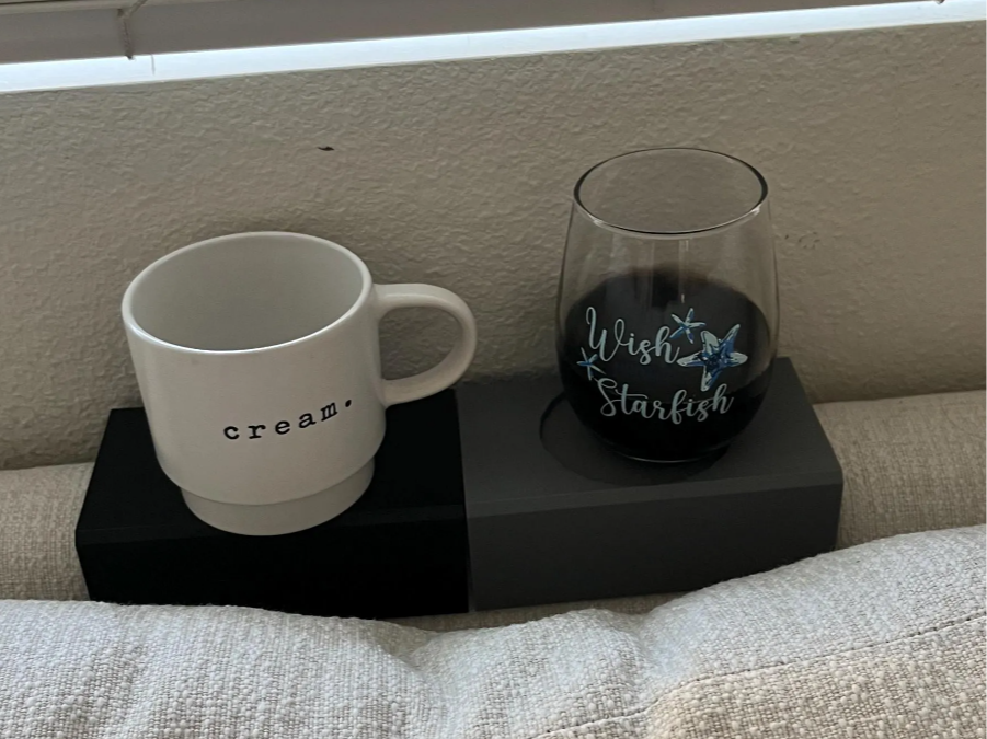 Hang On Back Couch Table Cup Holder Couch Shelf