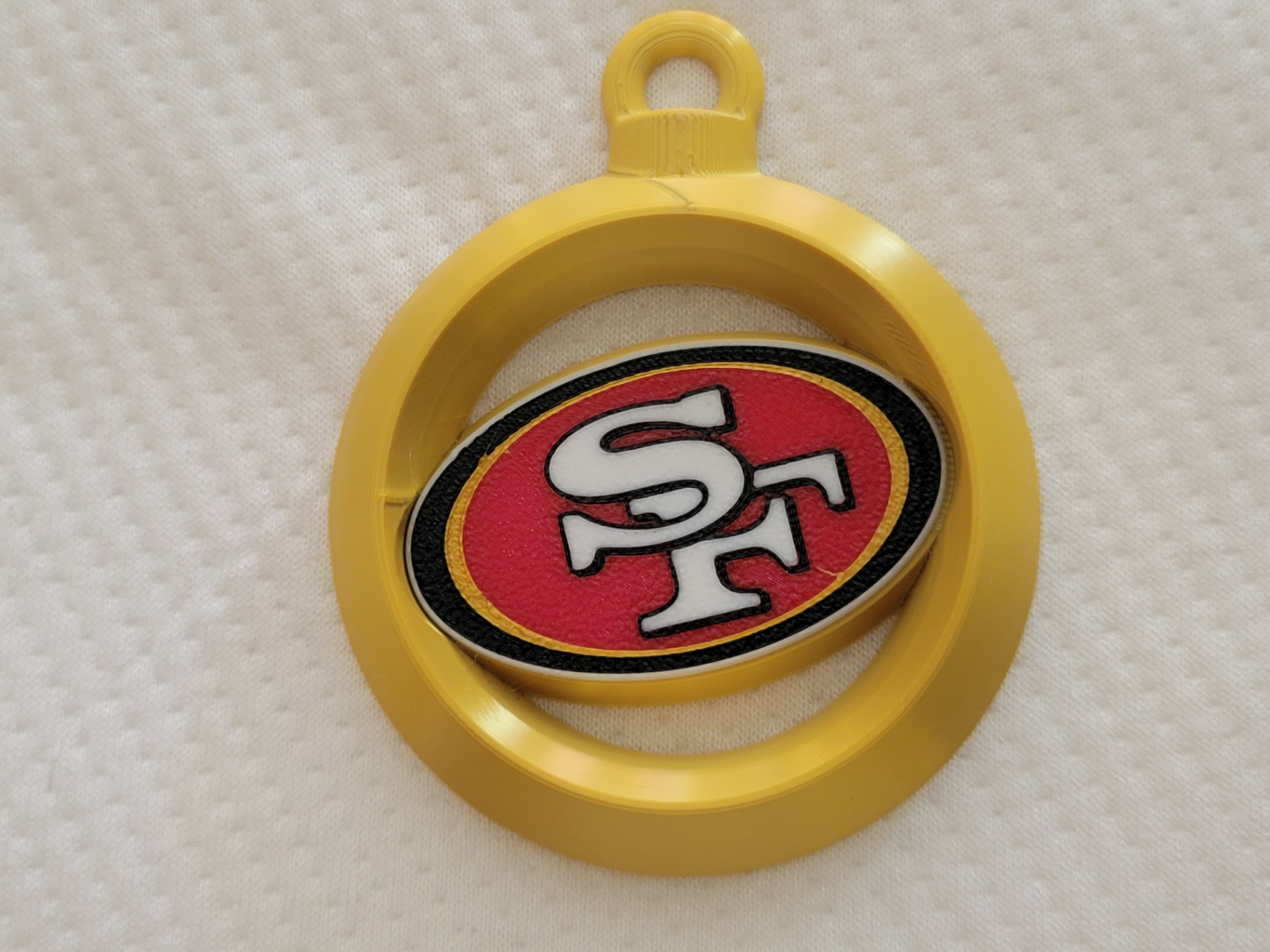 Ornament Frame, SF 49ers Logo Badge