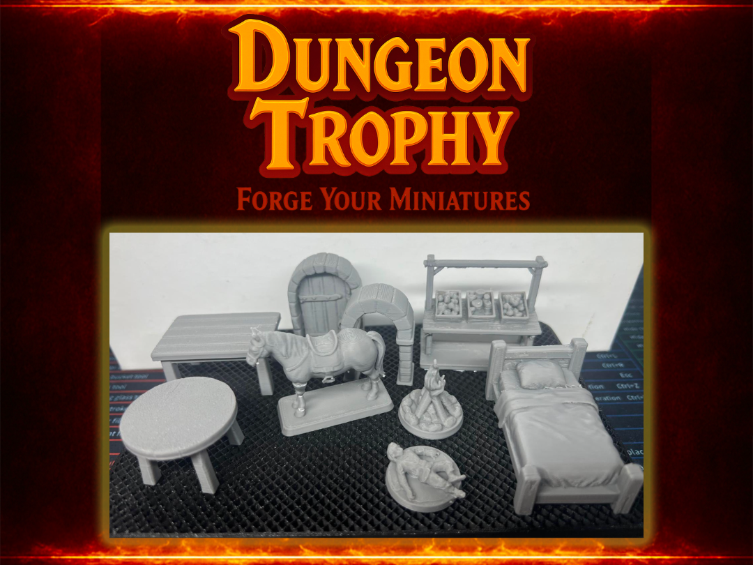 Dungeon Trophy – Scenary Miniatures Pack Vol. 1