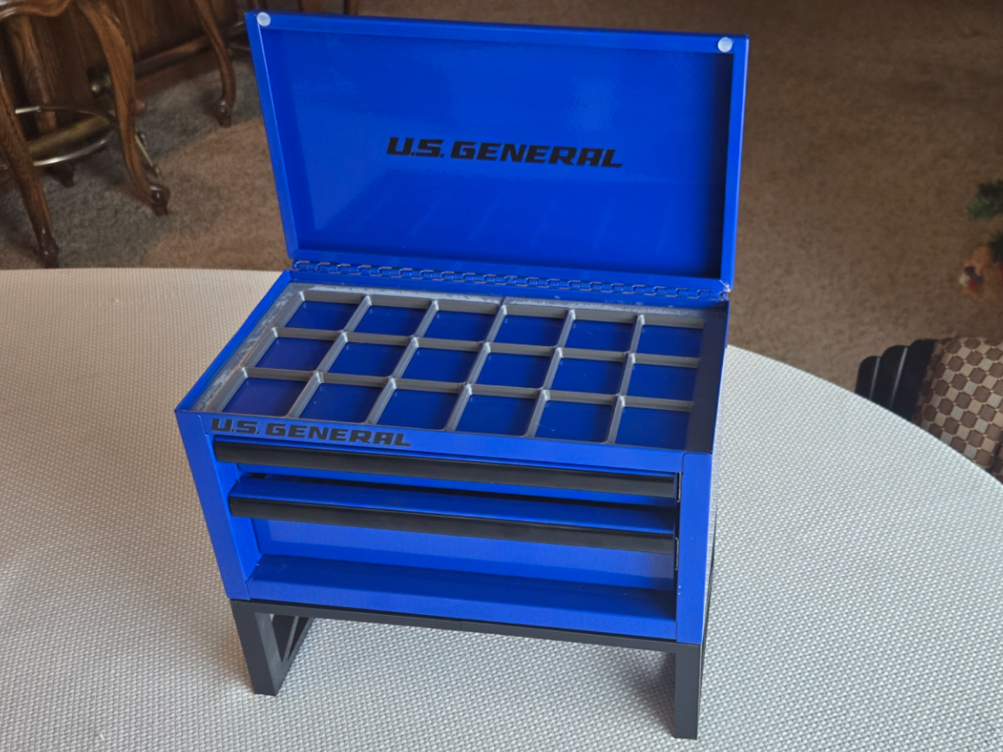 Stand for the Mini Harbor Freight Toolbox / Riser