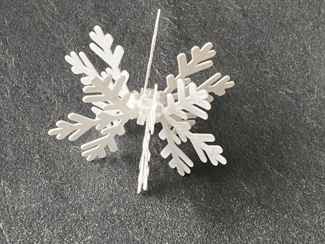 Baumanhänger- Schneeflocke - Fensterdeko
