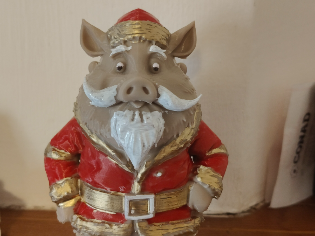 Cinghiale Babbo Natale