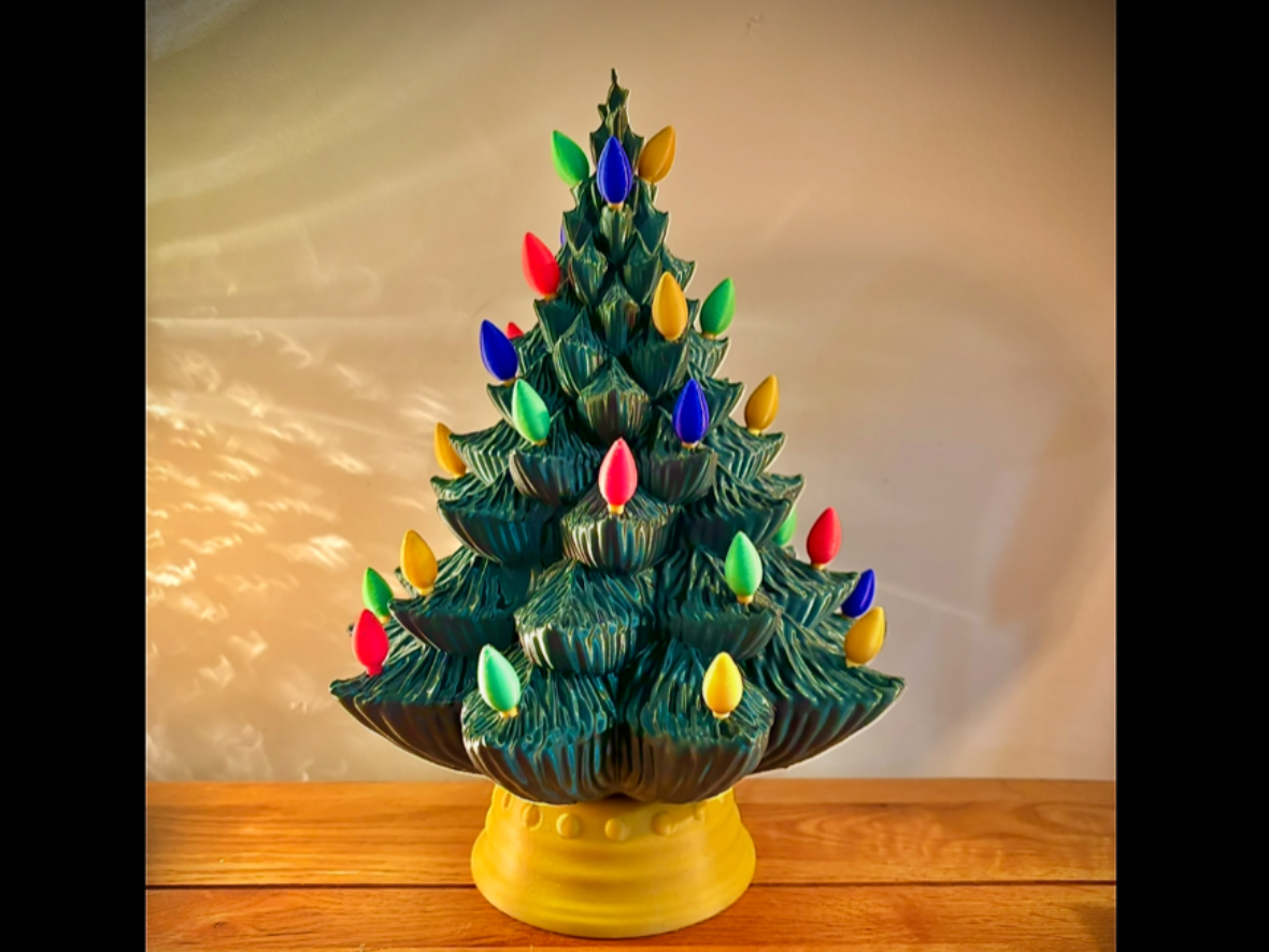 Retro Christmas tree