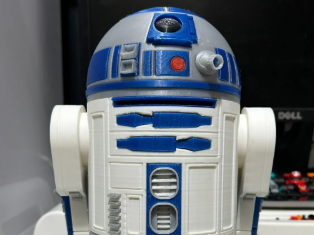 R2-D2 Astromech Droid Model (Color Divided)
