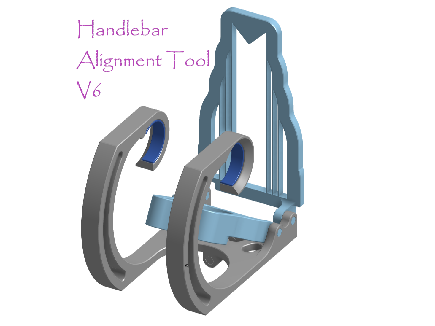 Bicycle Handlebar Alignment Tool Double Folding