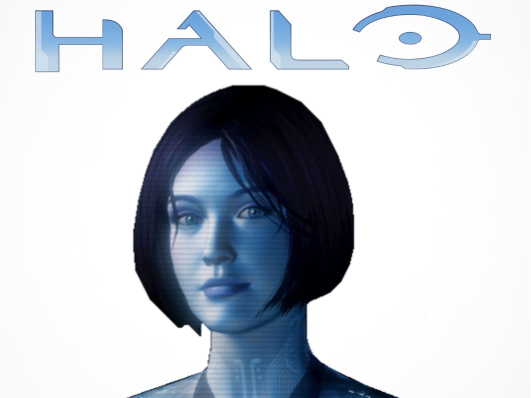 Cortana Halo Color Lithophane