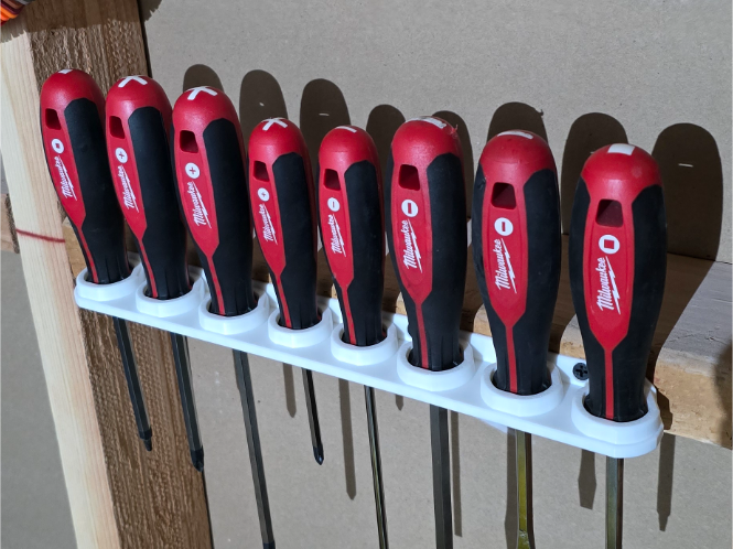 Aligned Milwaukee Screwdriver Holder - Anti-Rotate
