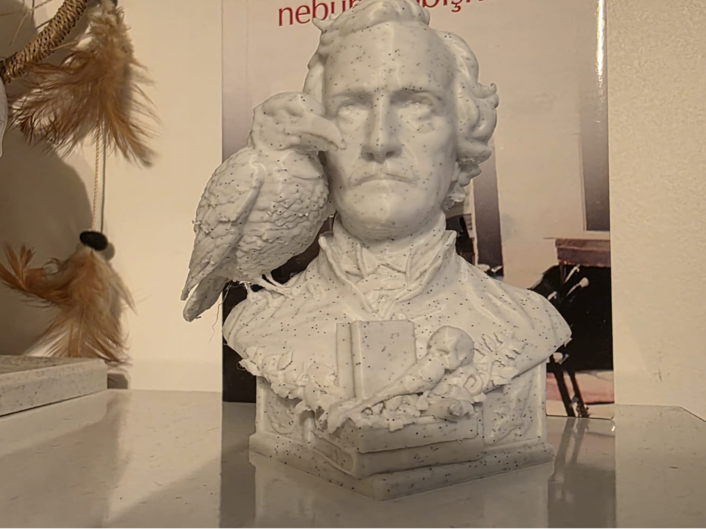 Edgar Allan Poe bust