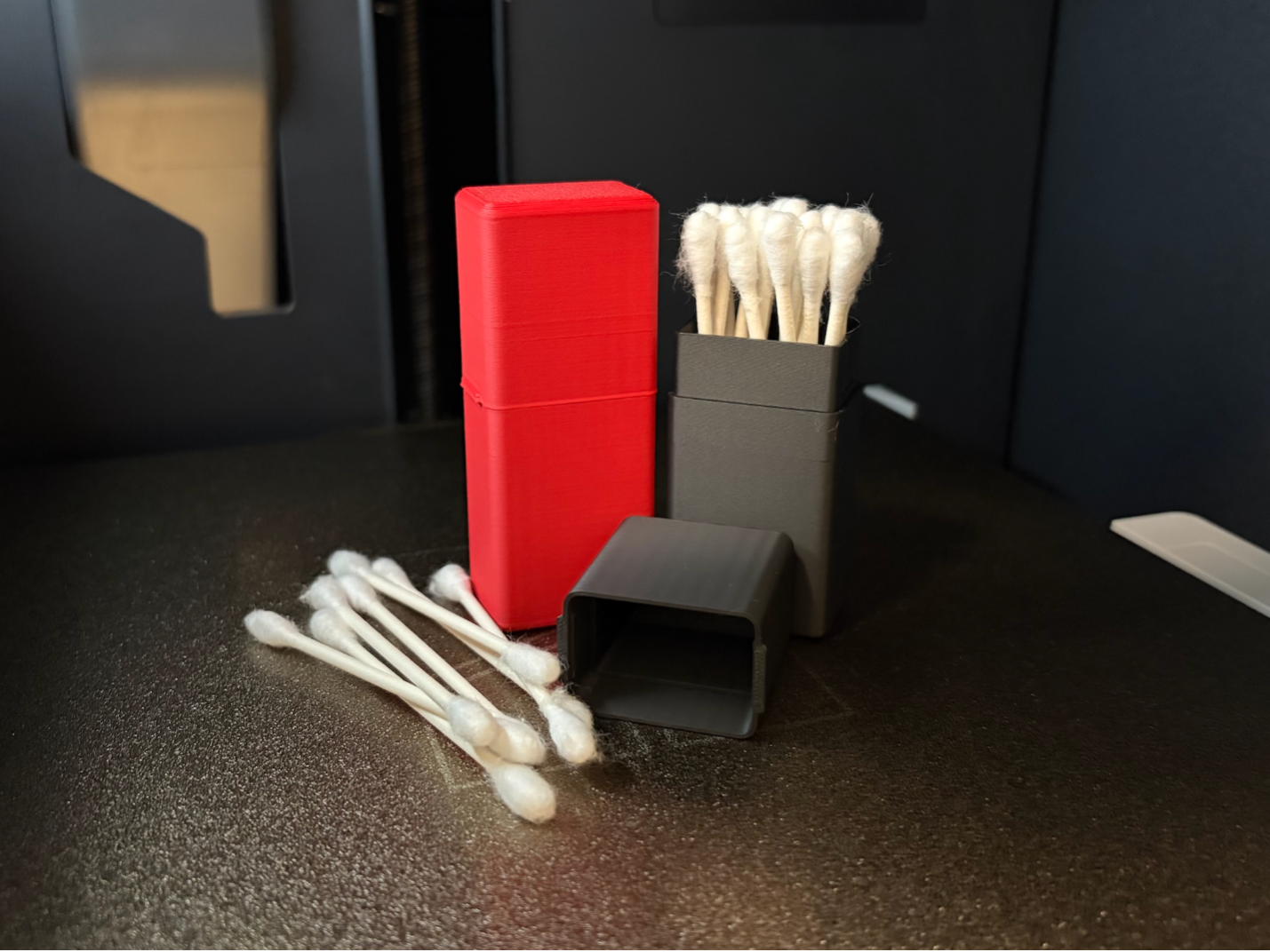 Q-Tip Travel Case - Snap Fit Lid