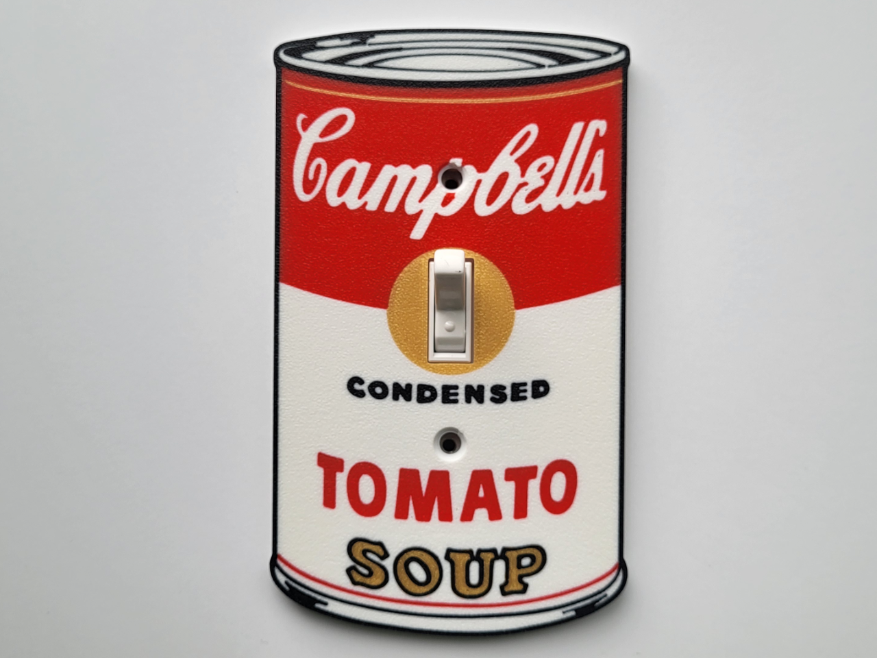 Campbell's Tomato Soup Can Light Switch Cover