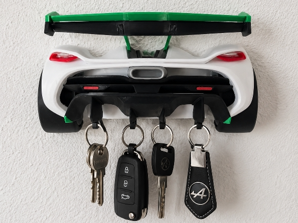 Porte-clés mural Koenigsegg Jesko Arrière