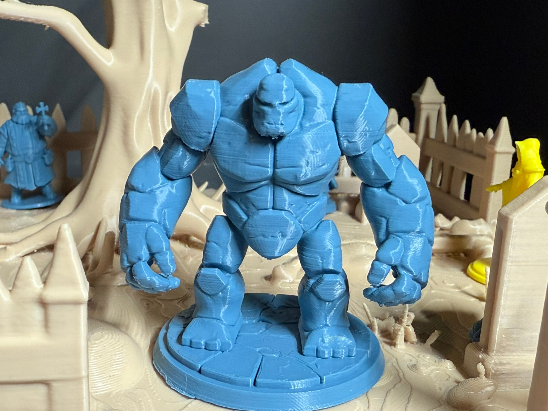 Stone golem for the game Dungeons and Dragons DND