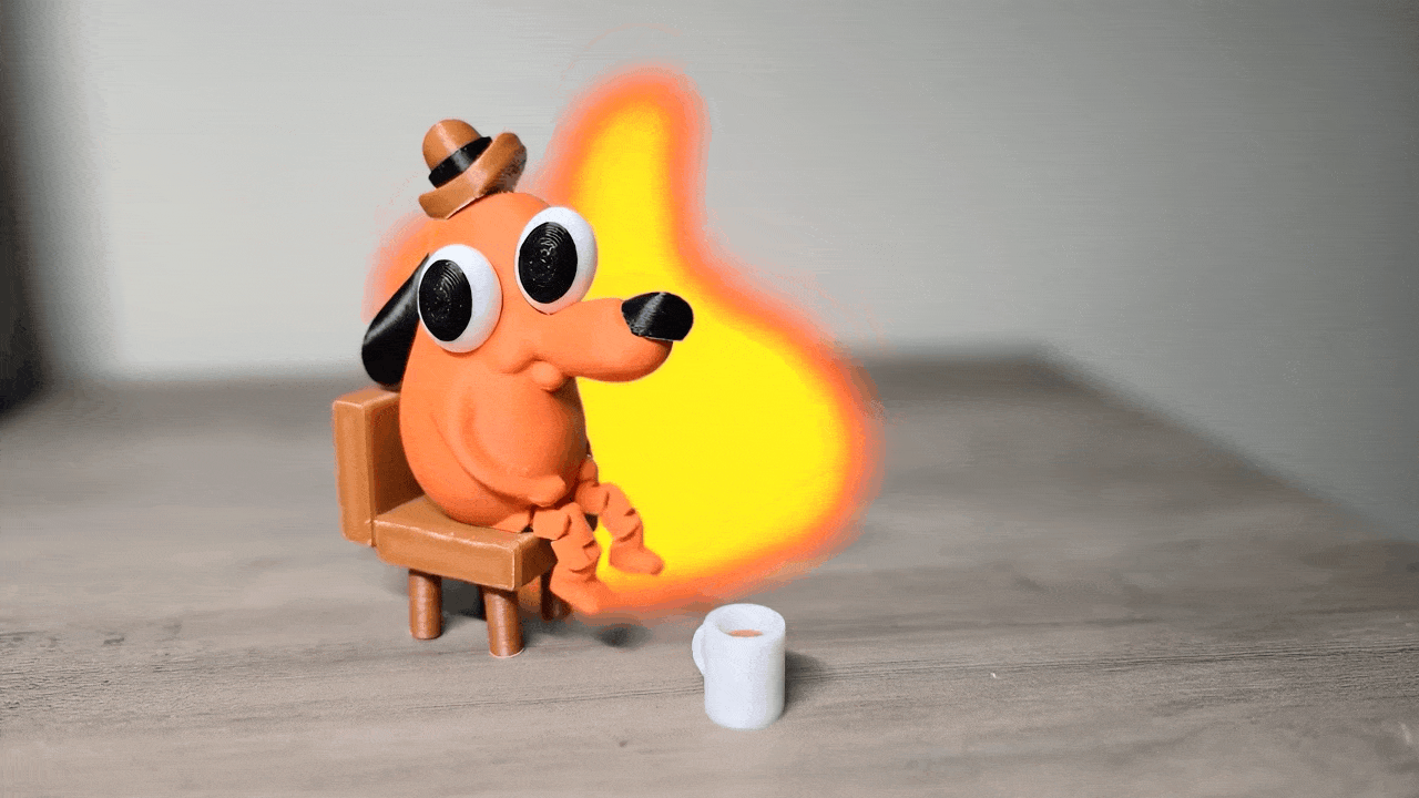 This is fine articulated dog buddy - no AMS needed