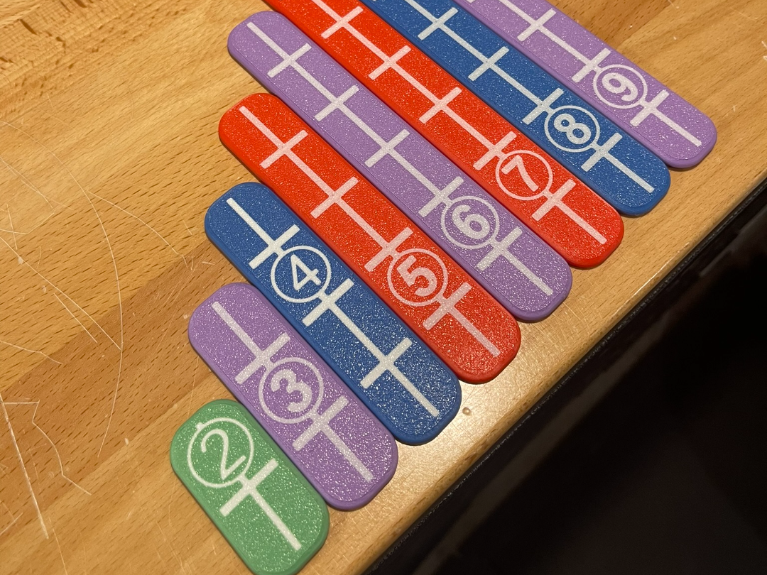 Tabletop Gaming Measuring Sticks