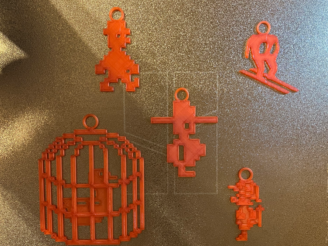 Simple Sinclair Spectrum Inspired Decorations