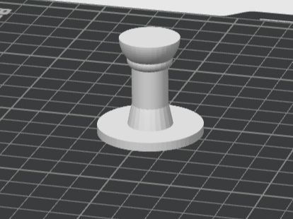 Round stamp handle 30mm