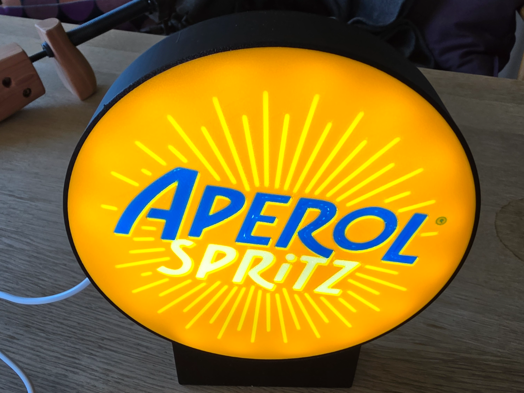 Aperol Spritz Lightbox