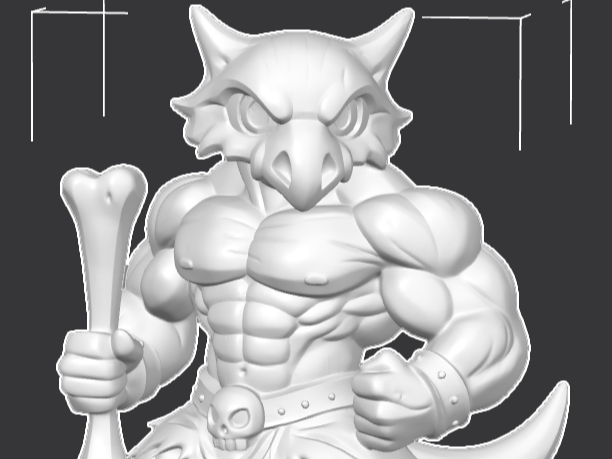 cubone musculoso