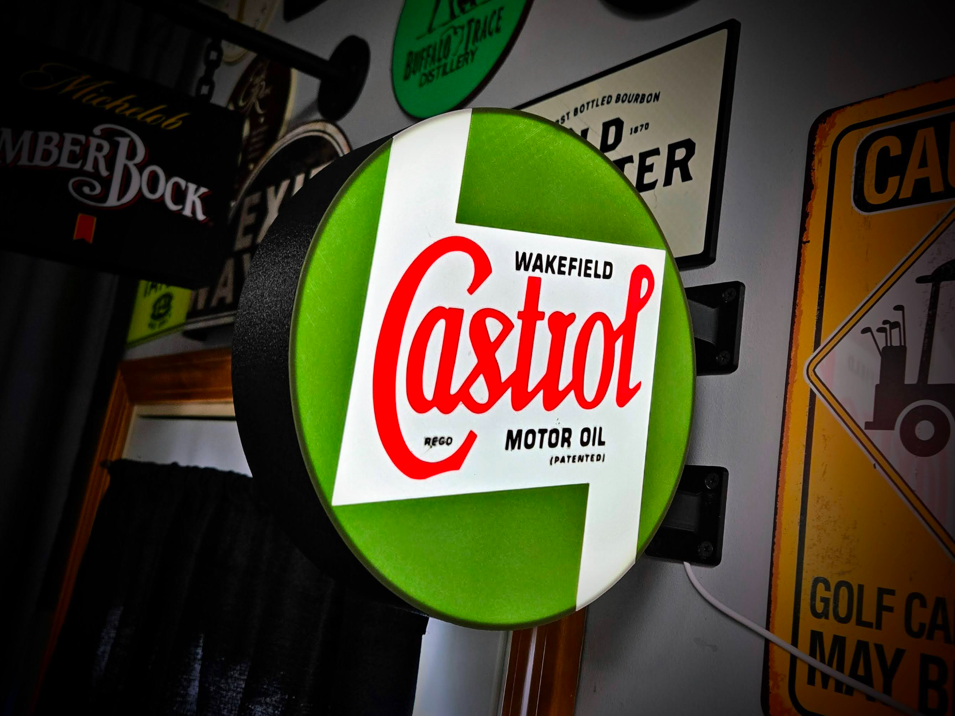 CASTROL - 2-Sided Gas Station Lightbox Sign