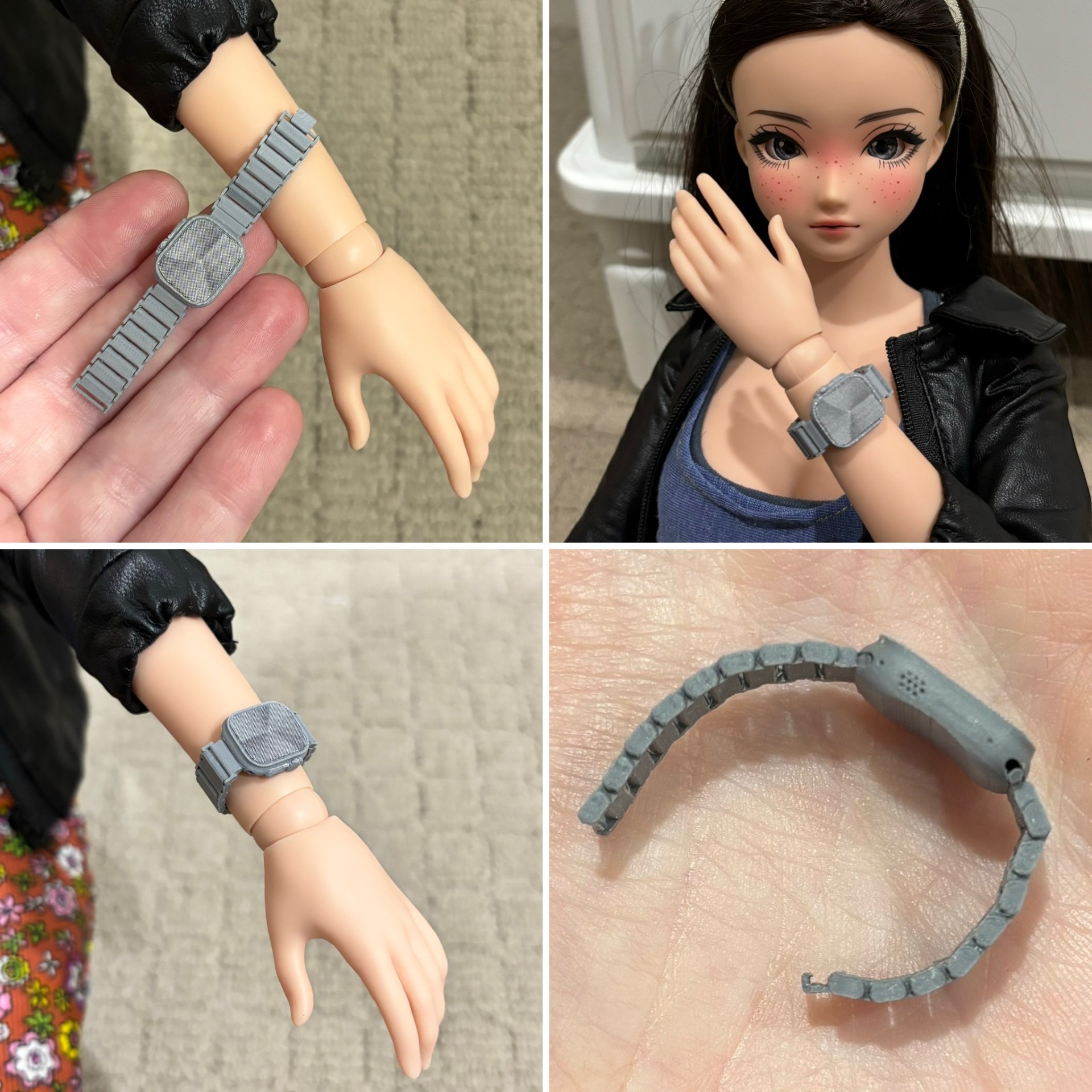 Miniature Apple Watch for Smart Dolls Large BJDs