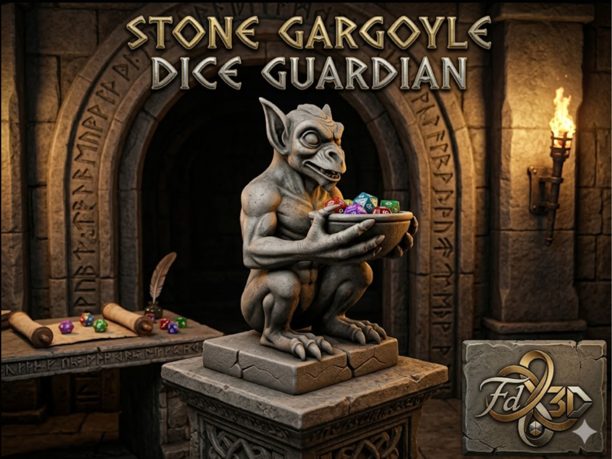 Stone Gargoyle Dice Guardian - Würfelwächter