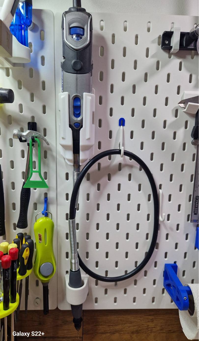 Dremel 4000 Skadis Ikea mount