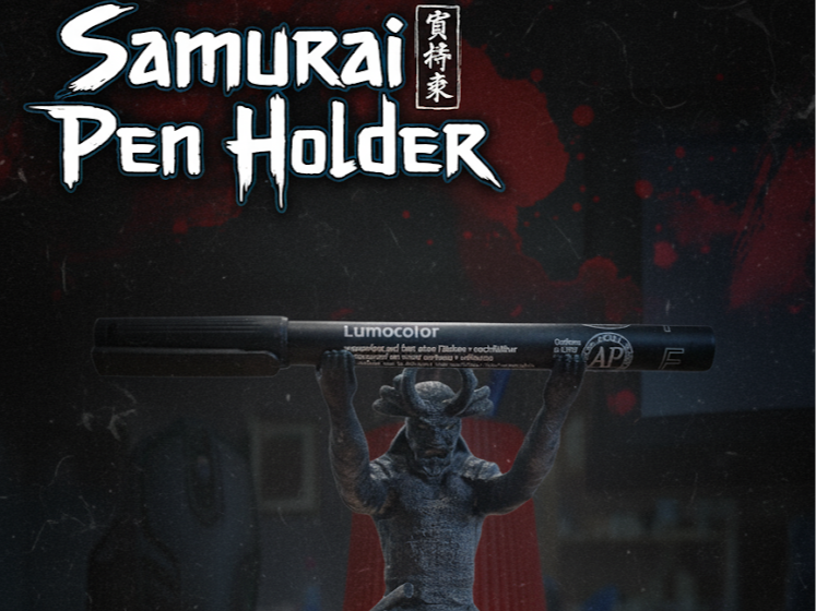 Samurai Pen Holder