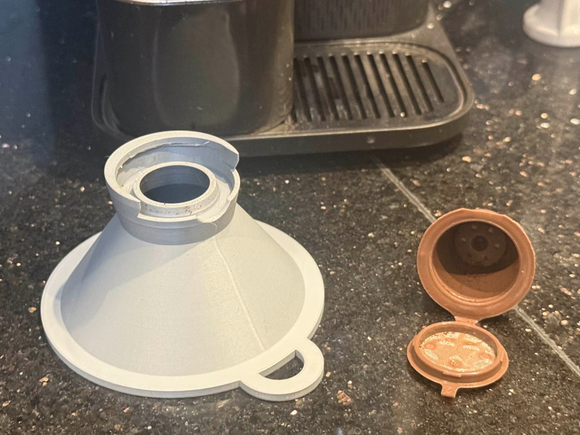 Funnel for Refillable Nespresso Coffee Capsules