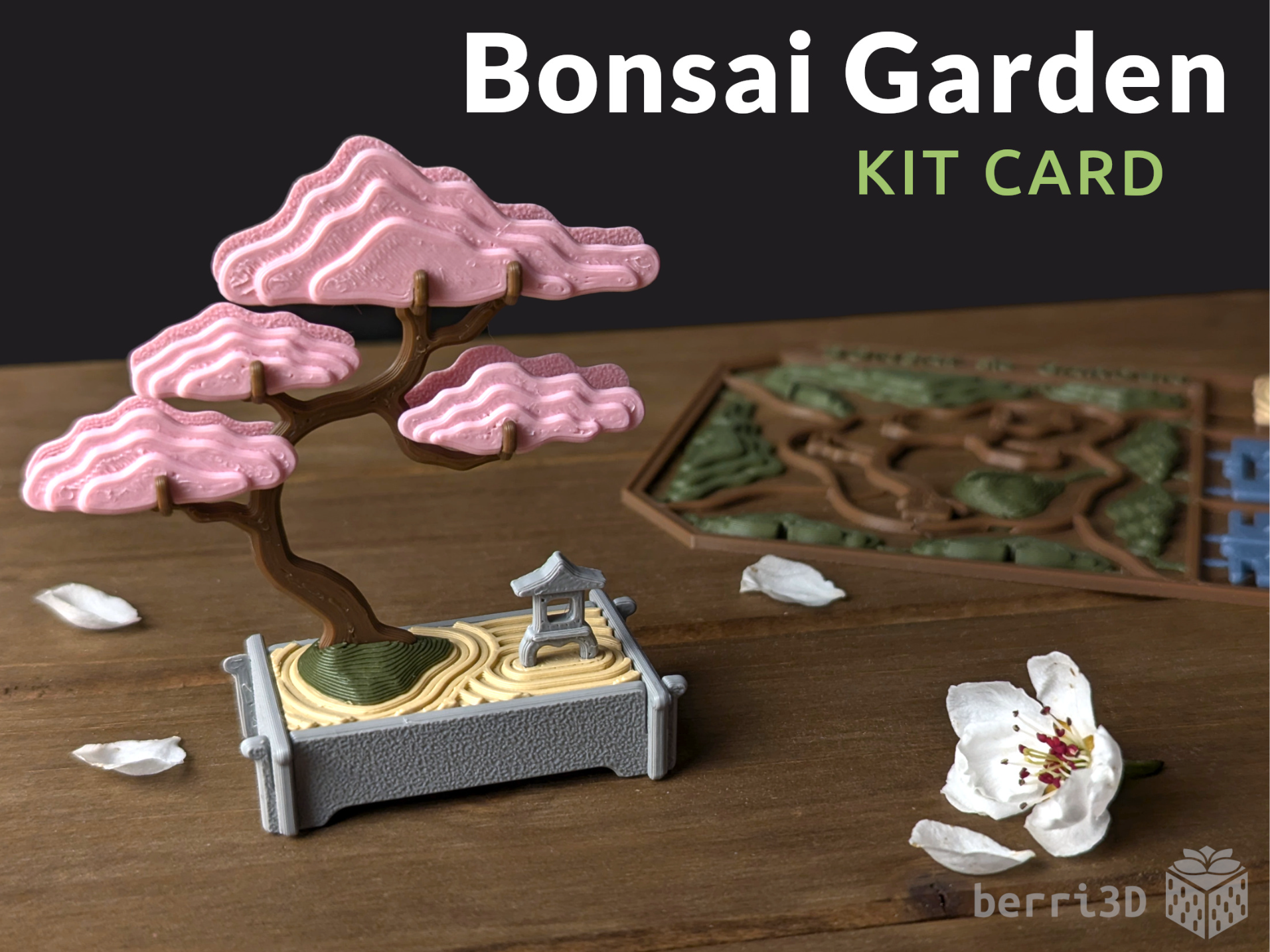 Mini Bonsai Garden Kit Card