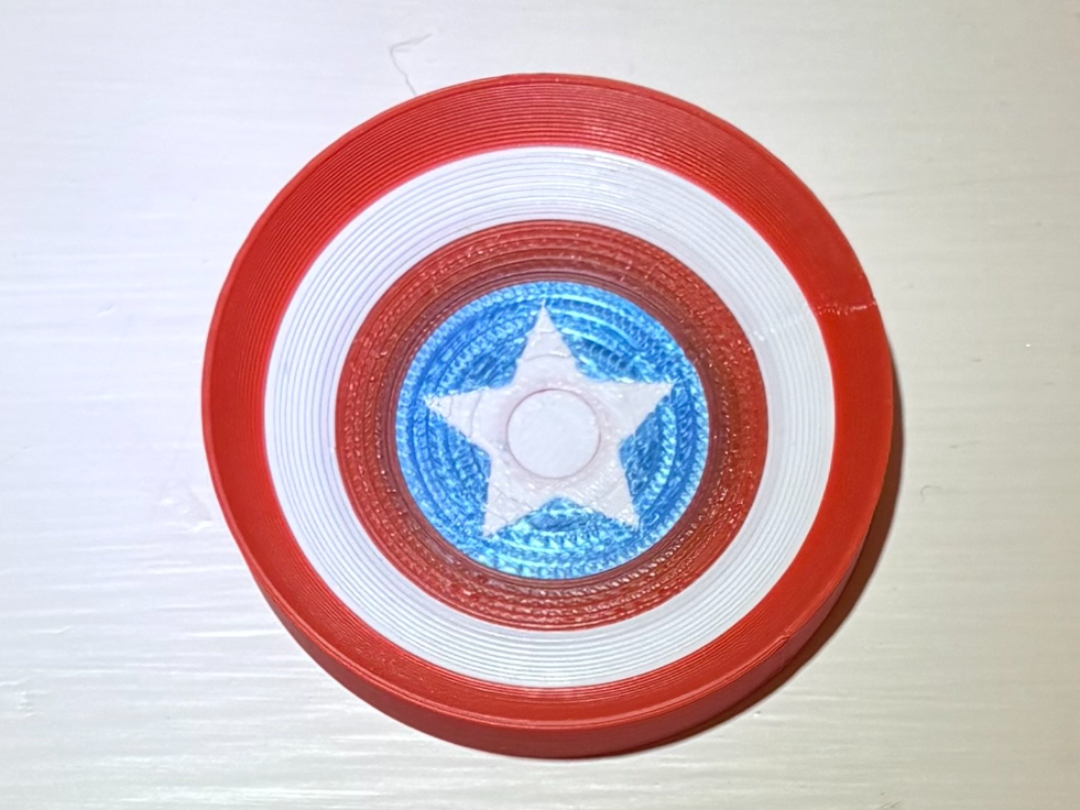 Captain America Shield Crater