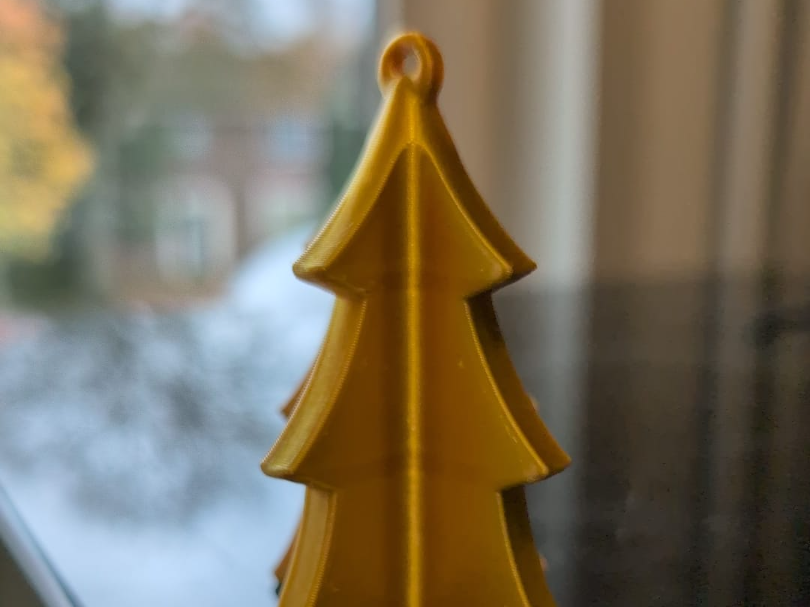 Christmastree hanger supportless print