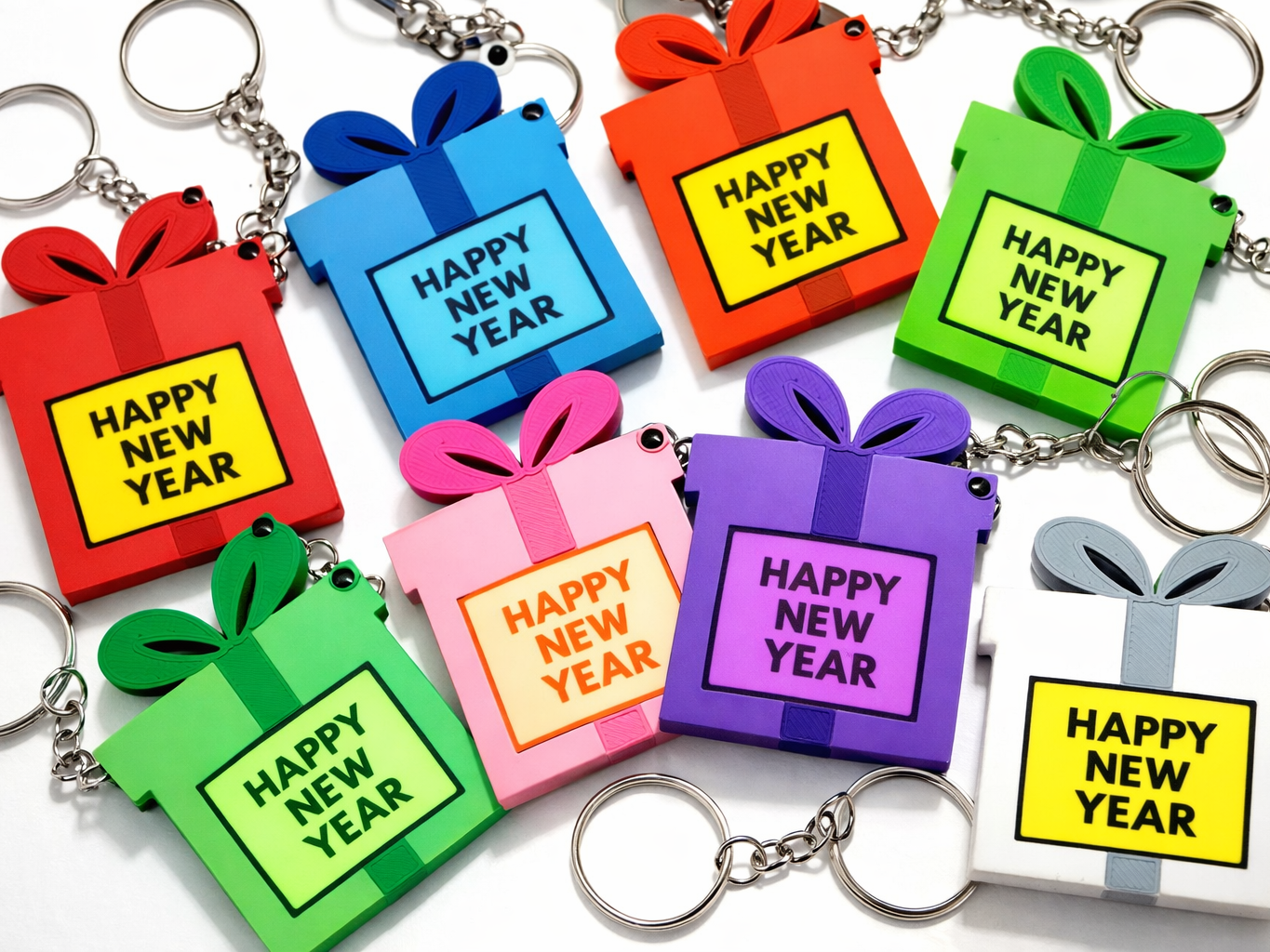 happy new year 2026,  keychain
