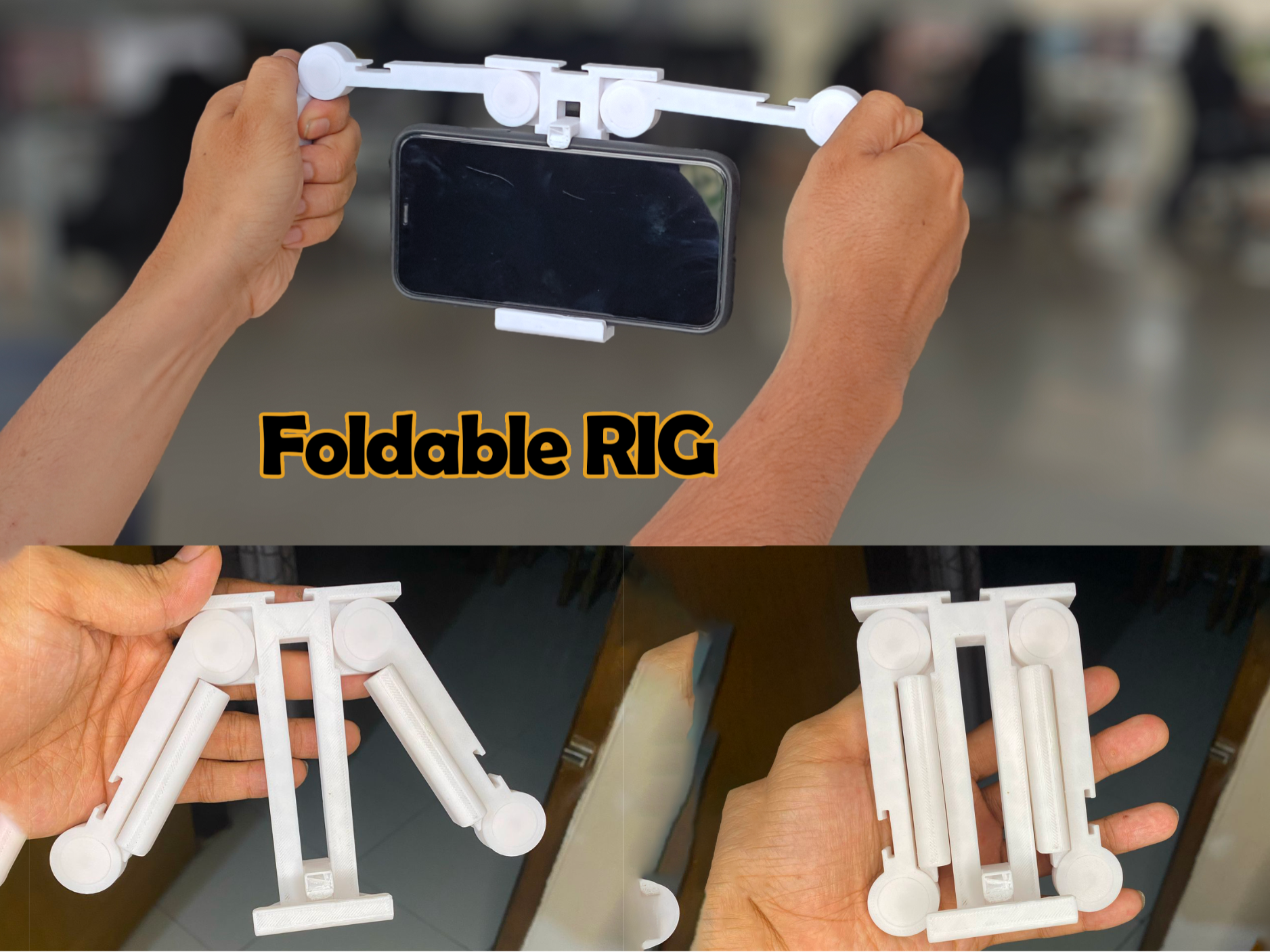Foldable Mini Smartphone Video Rig