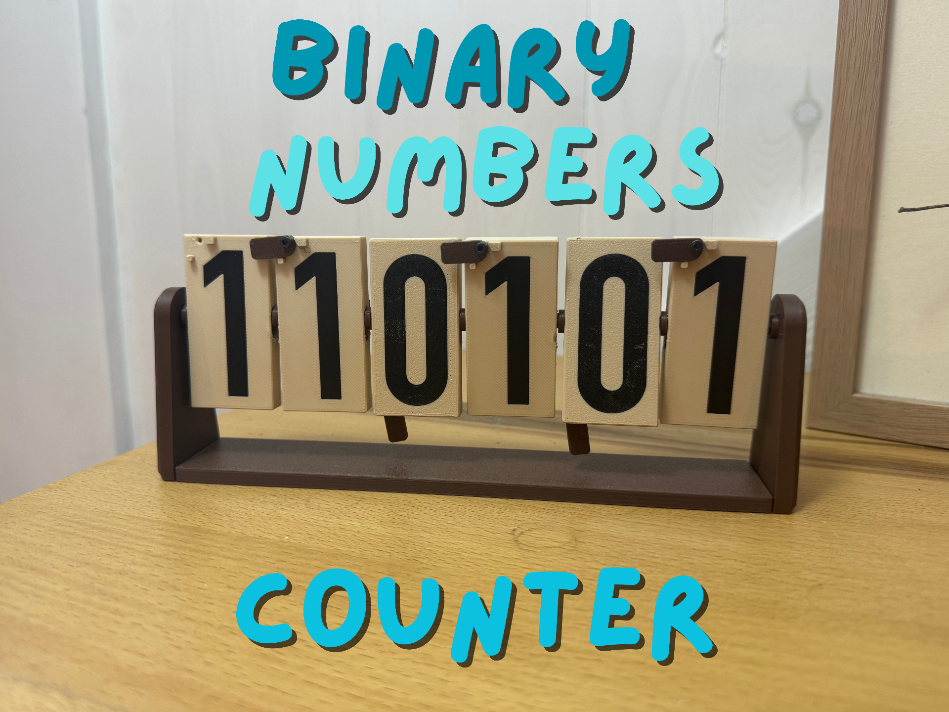 automatic binary number counter