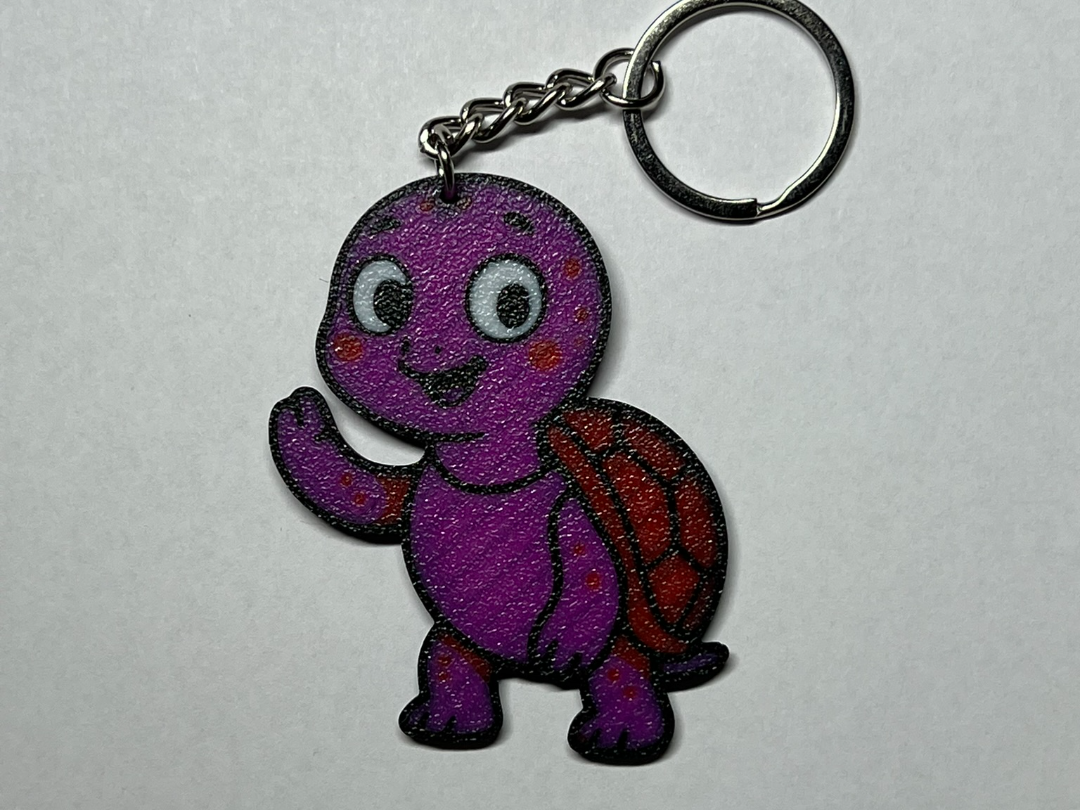 Turbi Turtle KEYCHAIN (EASY PRINT)