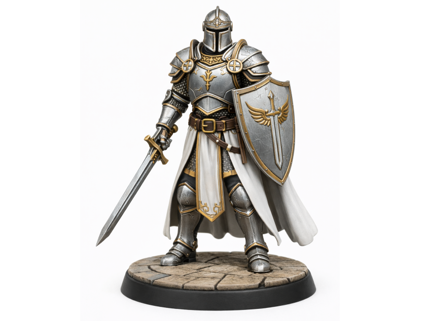 Human Paladin Miniature