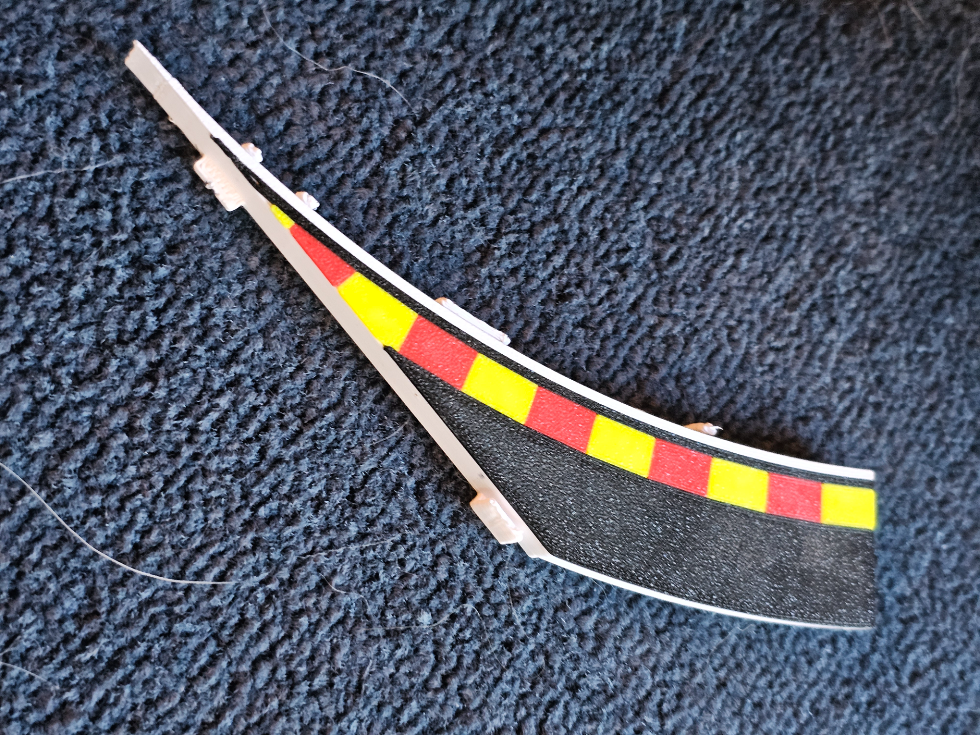 6" outside cut to straight Tyco Track Borders