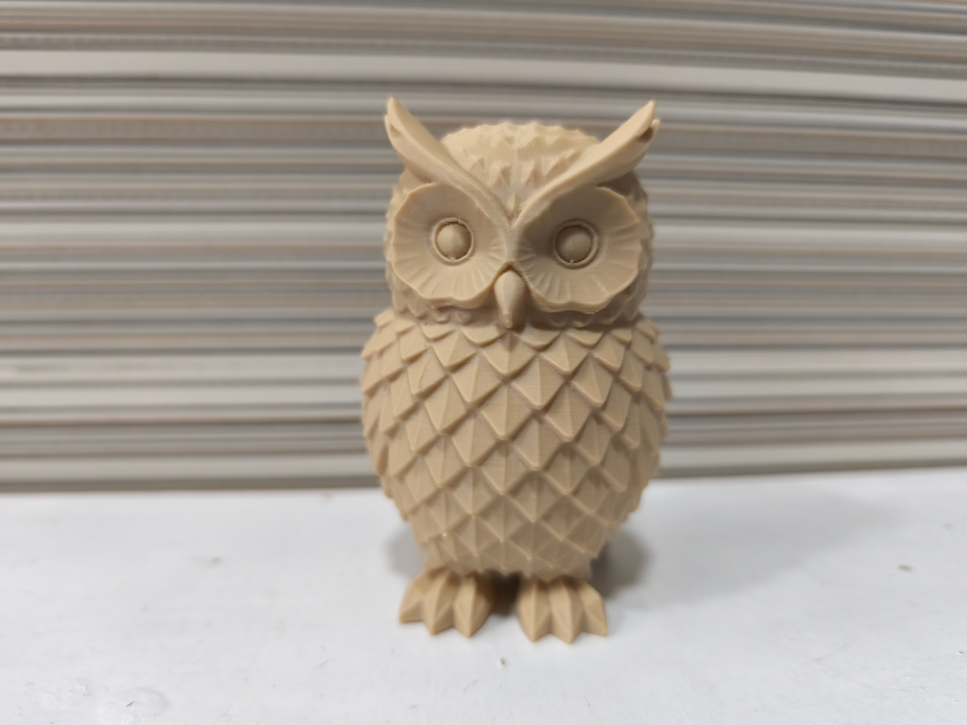 Búho geométrico 3D