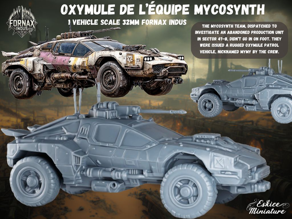Mymy, the Mycosynth Oxymule, Sci Fi Car
