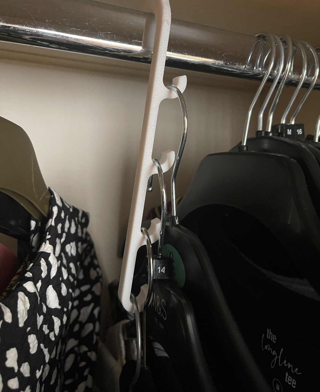 Quad Coathanger Hook for Wardrobe